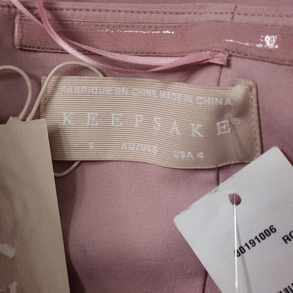 Keepsake Rose Pink Strapless Effortless Midi Dress - Picture 6 of 8